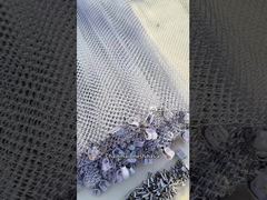 Visualizza le tende a rete metallica con diametro del filo personalizzabile per divisori di ambienti, fori da 6 mm a 20 mm - Demo