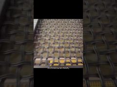 Disponibile in vari tipi di tessitura (come rete saldata, rete metallica tessuta, rete stirata), spessori e