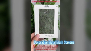 Rete metallica tessuta Rete metallica decorativa Divisorio per ambienti Zanzariera per finestre Zanzariera