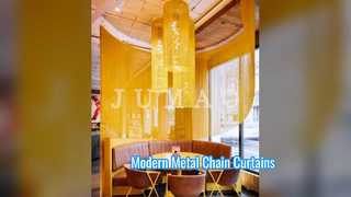 Tende personalizzate con maglie di catena in metallo per l'architettura moderna