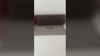 Soluzione di rete architettonica moderna per drappeggi a spirale metallica Jumao