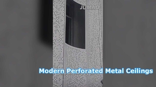 Facciata continua in metallo perforato per facciate di edifici