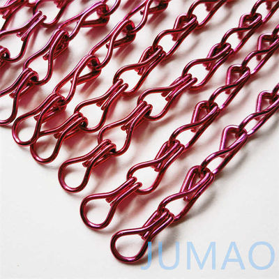 Sala curva Metallo Catena Link tende Fly Screens Custom