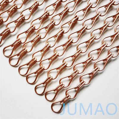 In ottone alluminio metallico Catena Link Curtains Fly Screen 10x22