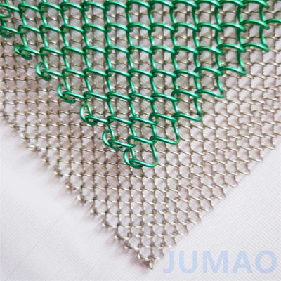 2.0 mm Tessuto di tenda a maglia di metallo tessuto senza soluzione di continuità per una decorazione elegante