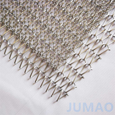Massima texture di tenda a maglia di metallo senza restrizioni con perforazioni di diamanti