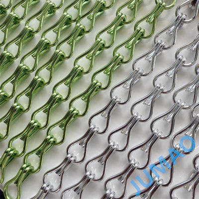 Ristoranti Disegno Anodizzato Metallico Catena Link Tende 9x16mm