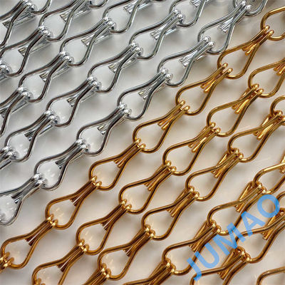 Protezione solare facciate Drammatico effetto di creazione di metallo Divider camera catena