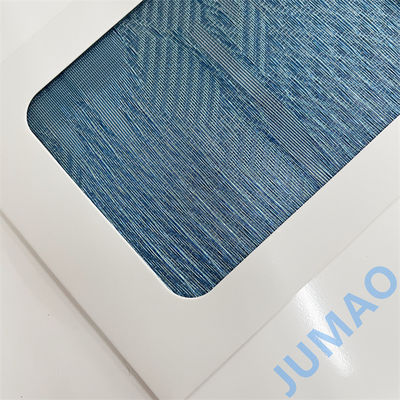 Acciaio inossidabile in ottone vetro laminato a maglia metallica per colori personalizzati