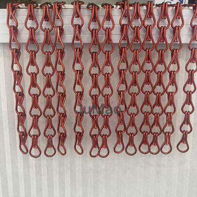 Tende a catena in alluminio Tende in metallo alluminio Tende in acciaio inossidabile Schermi decorativi versatili per uso commerciale e industriale