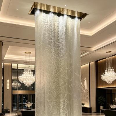1 mm di spessore In acciaio inossidabile Cornice d'acqua Moderno stile di design basso suono Progettato per fornire flusso d'acqua e impatto visivo
